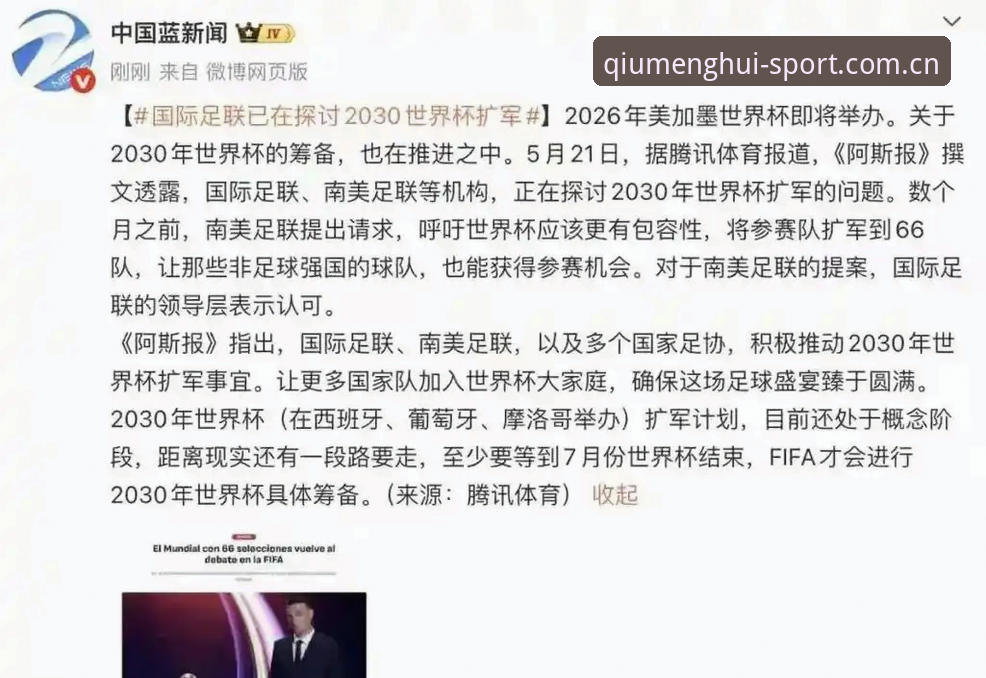 球盟会安心平台 世界杯扩军到66队,中国男足的机会真的来了吗?